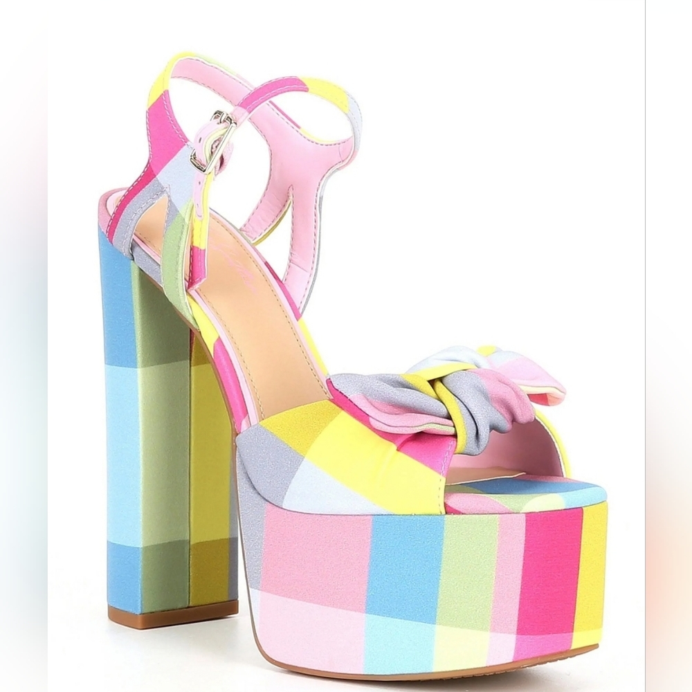Jess Southern for Gianni Bini Plaid platforms- women's size 12
